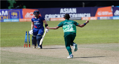 पाकिस्तान ‘ए’ विरुद्धको खेलमा नेपाल ४ विकेटले पराजित