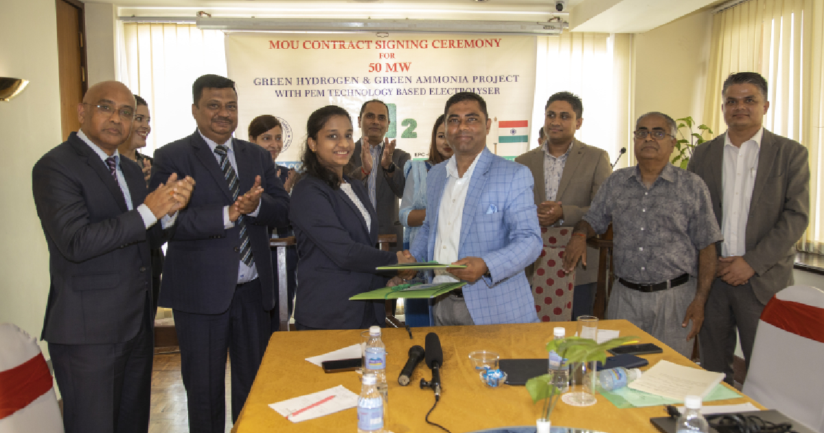 अपि पावरले ५० मेगावाटका  हरित हाइड्रोजन प्लान्ट स्थापना गर्ने