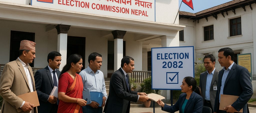६४ दलका समानुपातिक सूची, ११० सिटका लागि ३४२४ जनाबीच प्रतिस्पर्धा