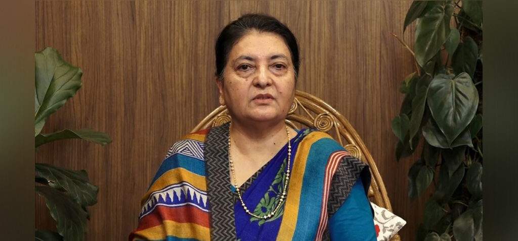 सिद्धान्त र व्यवहारबीच तालमेल मिले एमालेमा जनविश्वास सम्भवः पूर्वराष्ट्रपति भण्डारी