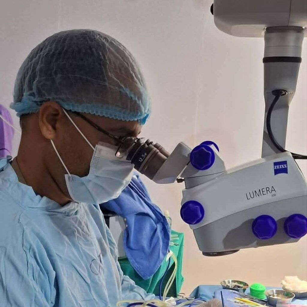 राप्ती प्रतिष्ठानमा १ सय ४० जना विरामीको आँखाको जटिल रोगको उपचार